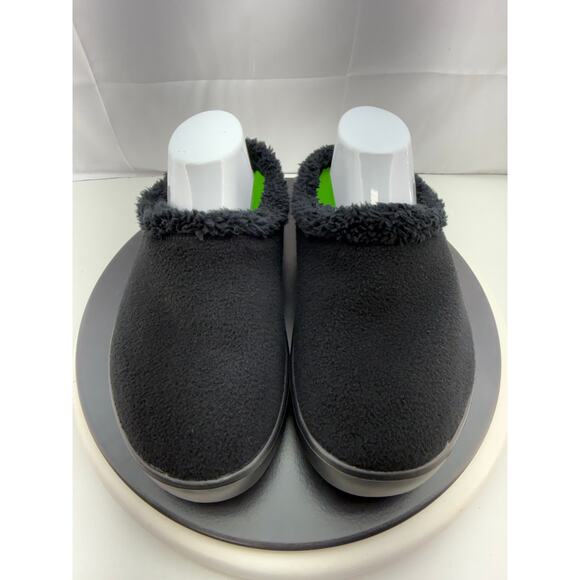 Oofos Oocoozie Mule Mens‎ Size 11 Black Sherpa Comfort Recovery Slip On Shoes main image 9